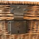 Old rattan trunk