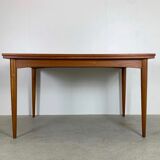 Table à manger en teck danois par Kai Kristiansen années 1960