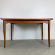 Table à manger en teck danois par Kai Kristiansen années 1960