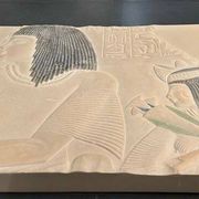 Copy of an Egyptian relief cast from the Louvre.