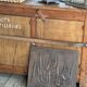 Cast iron plaque signed