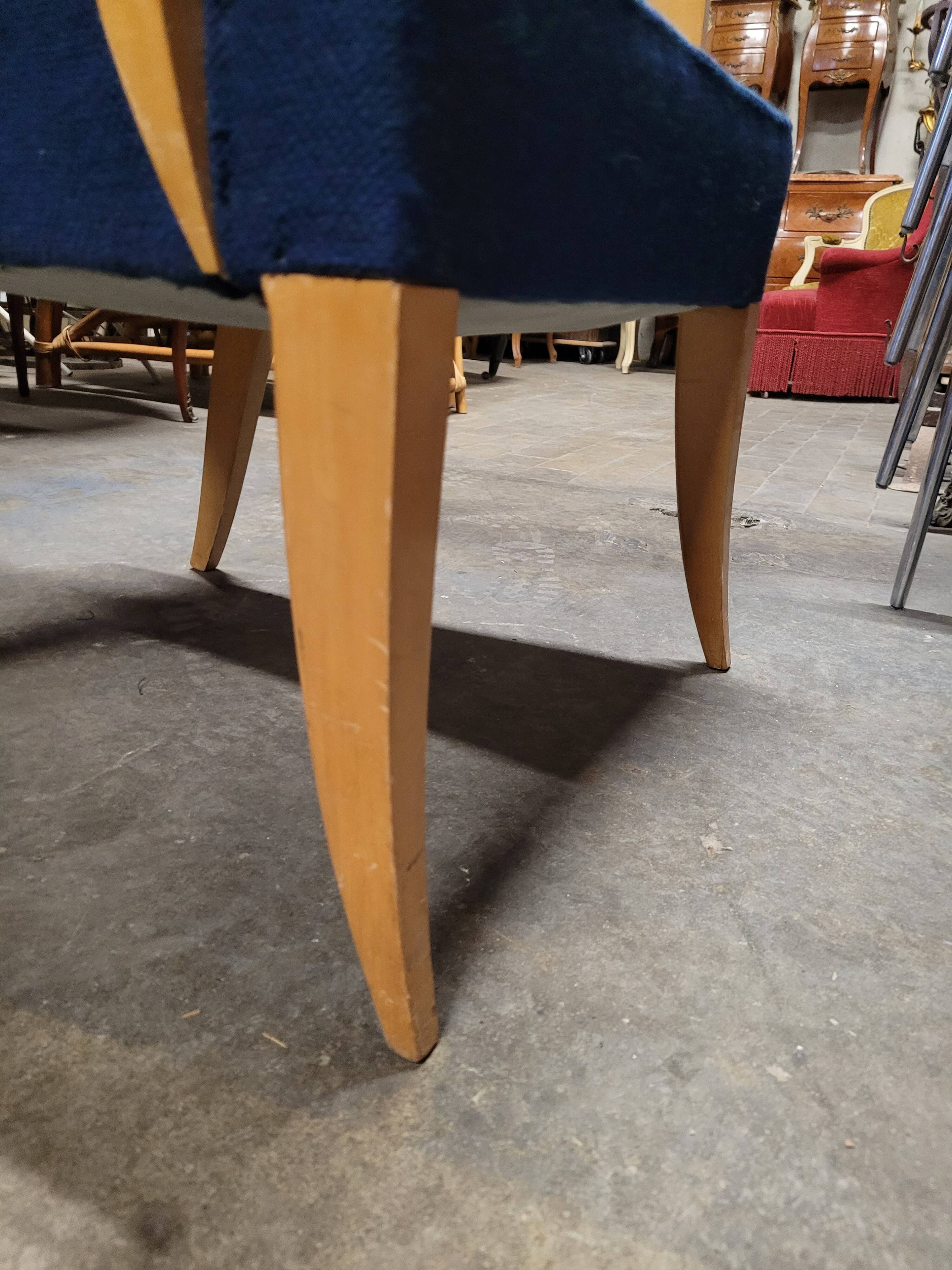 Fauteuil bridge époque art déco 1930