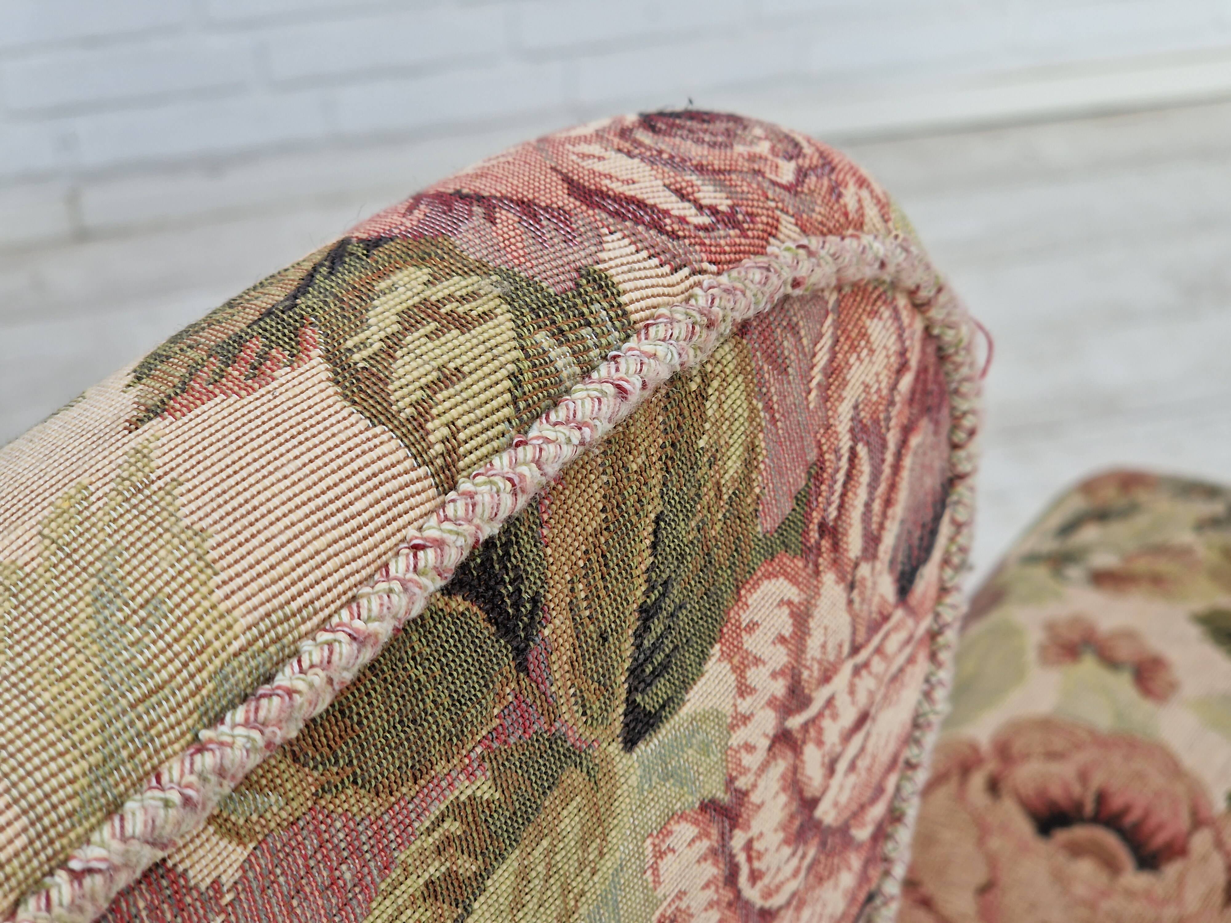 1950s danish vintage relax armchair in fabric