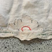 Vintage oval placemat 35x49