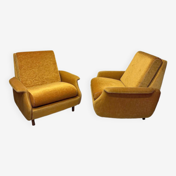 Pair of “Concordia” armchairs by Zol, France, 1960