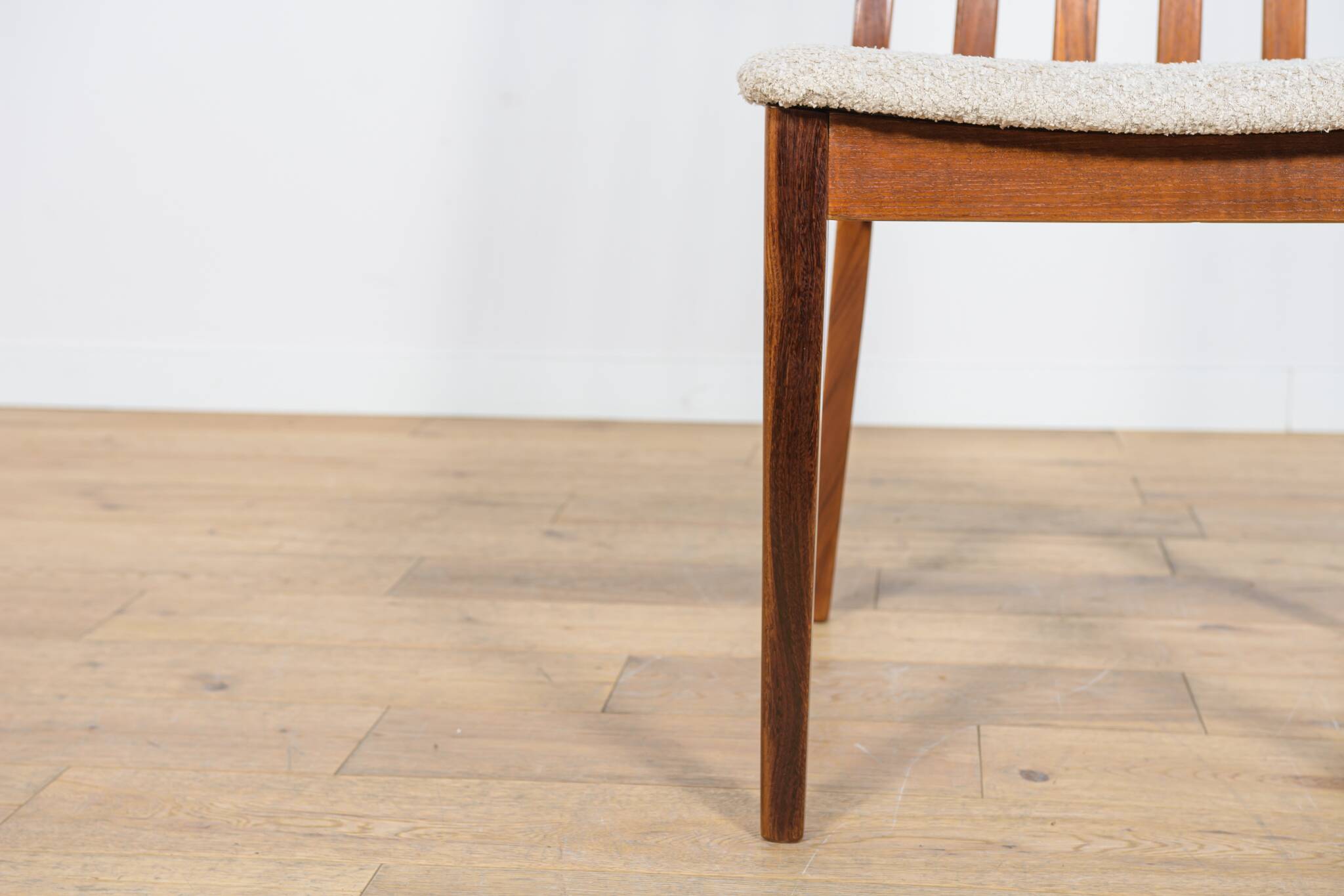 Mid-Century Teak and Fabric Dining Chairs by Leslie Dandy for G-Plan, Unite