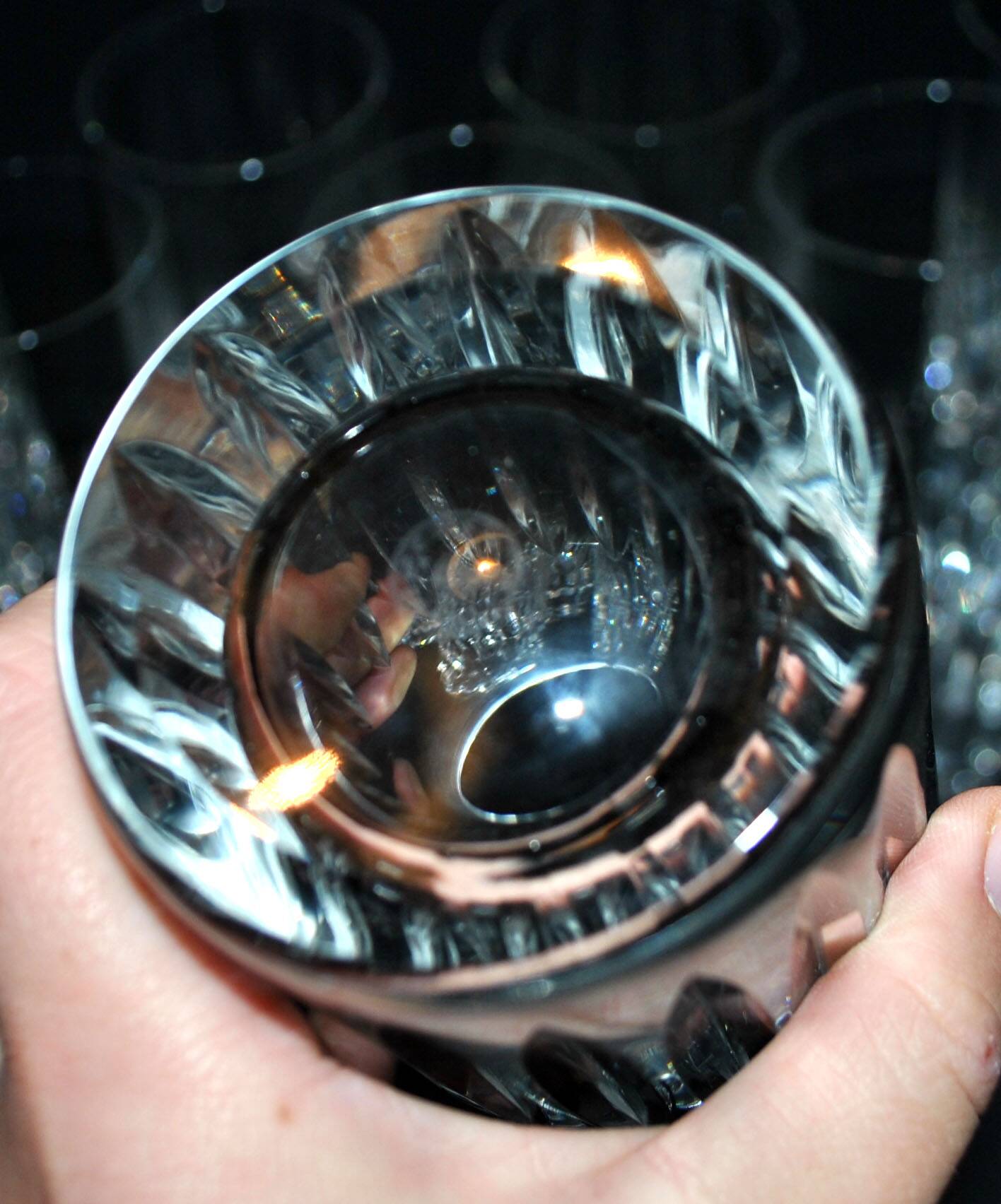 Set of 8 AVIGNON juice or whisky longdrink glasses in Saint-Louis crystal 16cm Ht