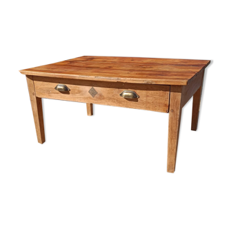 Table basse ancienne 1 tiroir