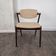 Rosewood and wool chair, model 42 by Kai Kristiansen for Korup Stolefabrik, Denmark, 1956.