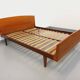 Carlström & Co vintage Scandinavian teak double bed from the 1960s