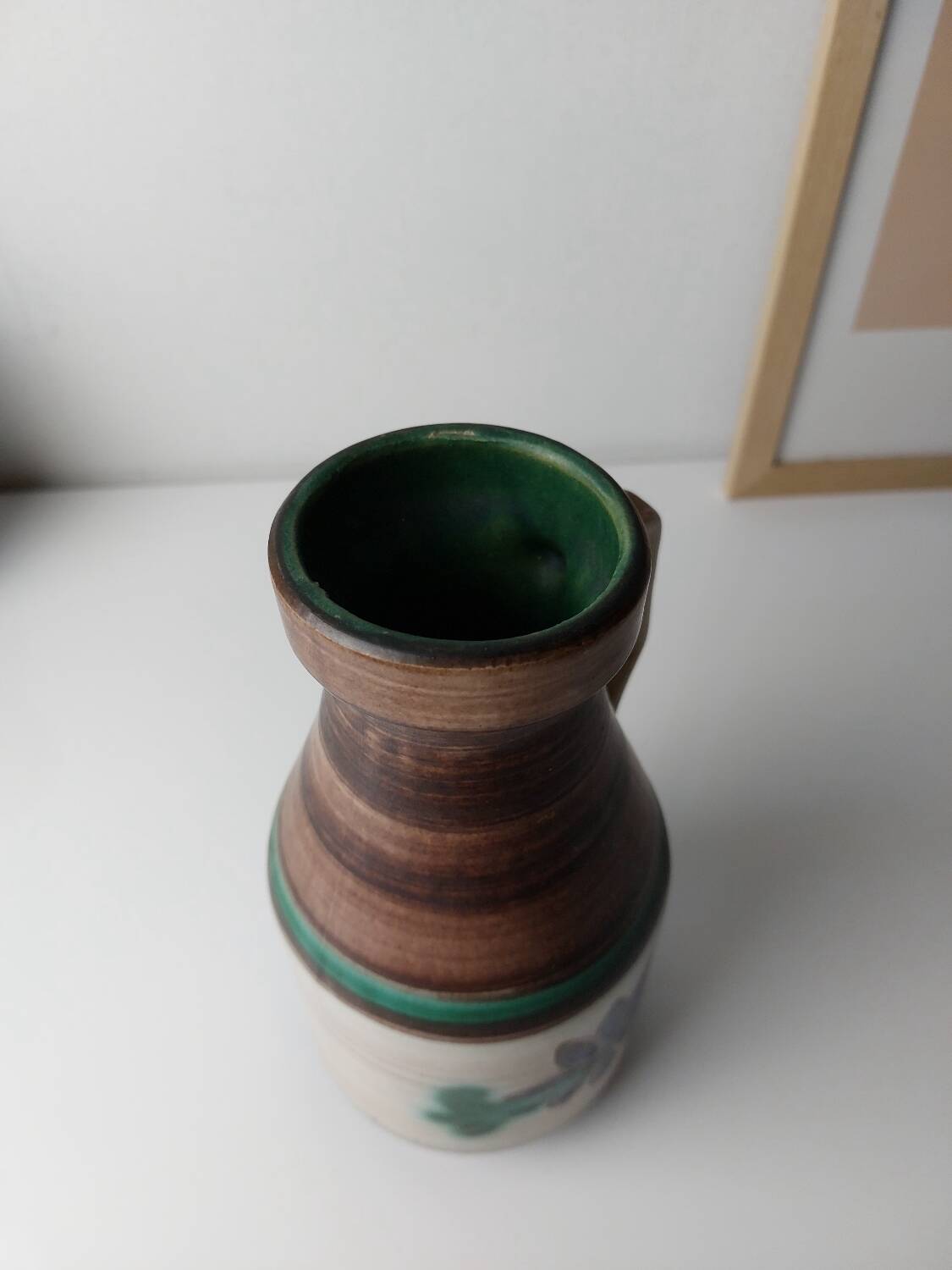 Vase ceramique W Germany style Bodo Mans