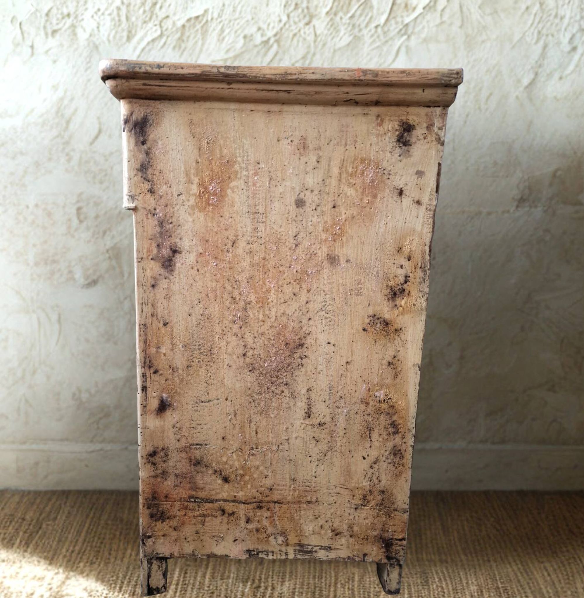 Antique patinated chest of drawers