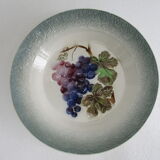 Plat barbotine Saint Clément « raisin »