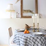 2 candle holders and 2 tea towels — All fire all flame #49
