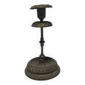 Austro-Hungarian Empire Biedermeier silver candleholder, 1890s