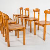 Mid-Century Set of 8 Pitchpin Chairs by Rainer Daumiller, 1970s