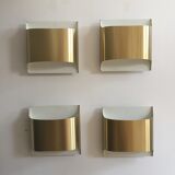 Set de 4 wall light Staff, Dieter Witte 1970
