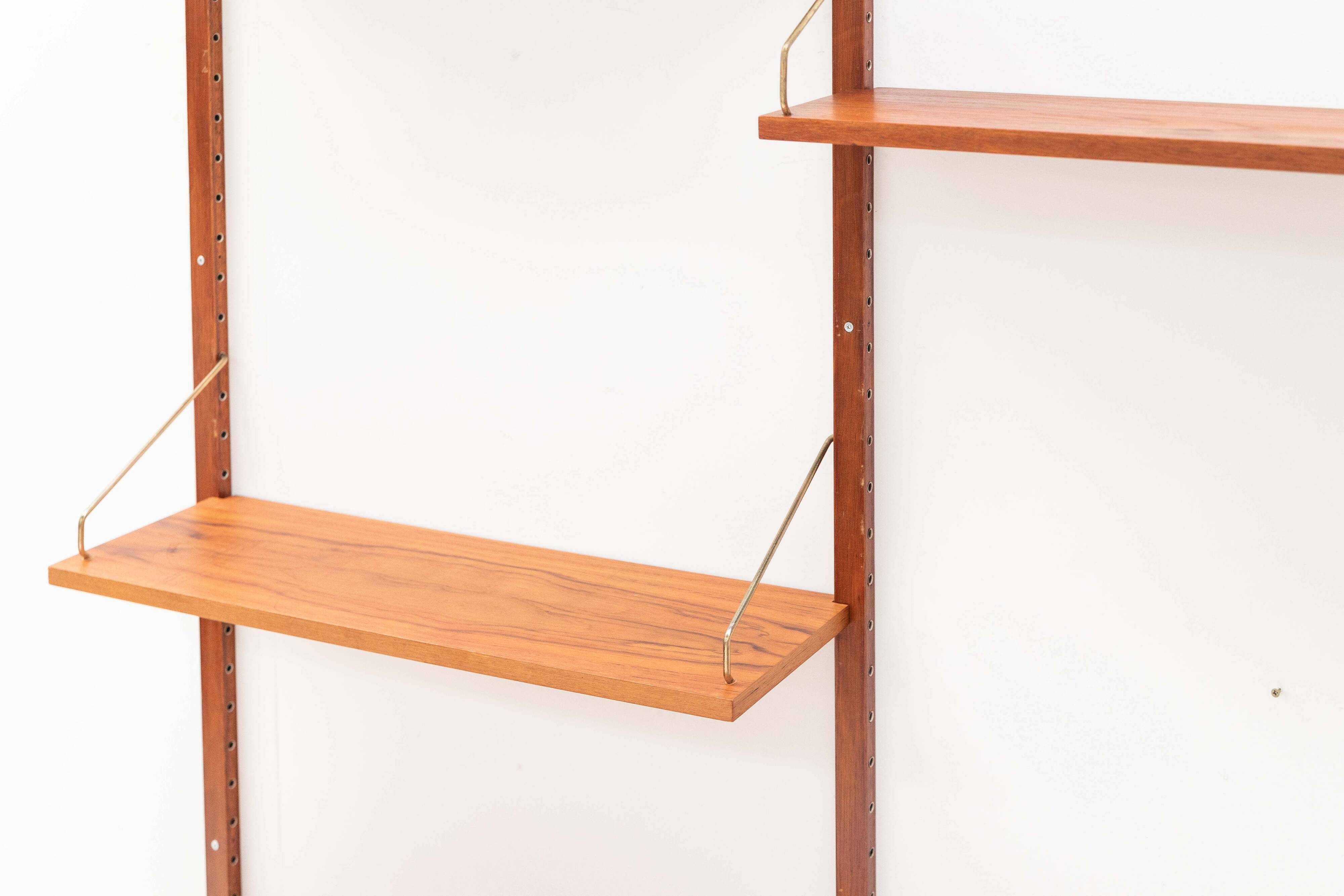 3-bay Cado wall unit by Poul Cadovius