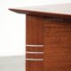 Table d'appoint, café Art Déco de forme triangulaire