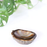 Ashtray or empty pocket in brown marble, vintage