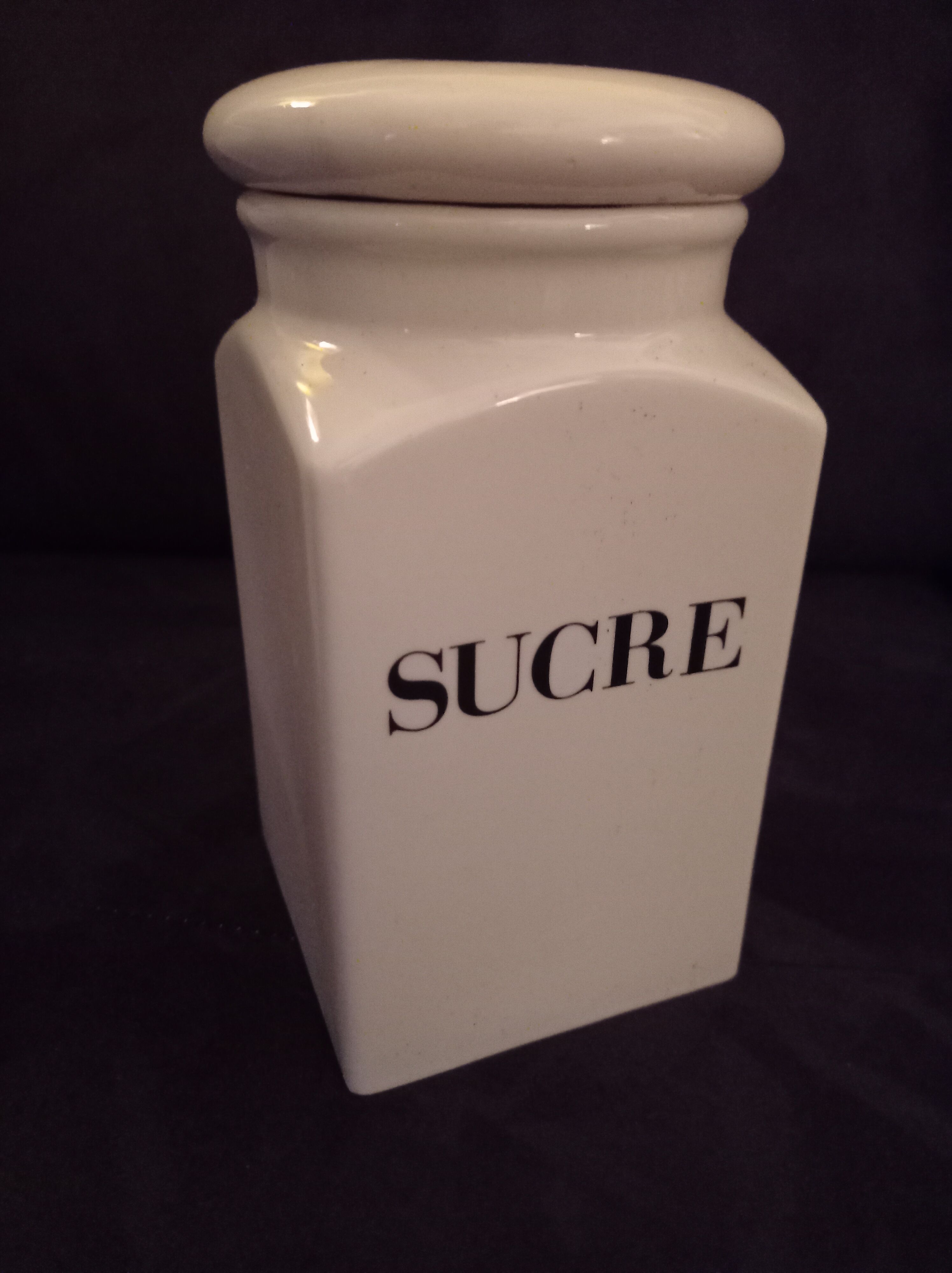 Flour and sugar jars