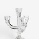 Design chandelier in glass 4 burners
