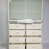 Armoire métallique, placard, armoire médicale, Baisch, vintage années 1960, tiroirs