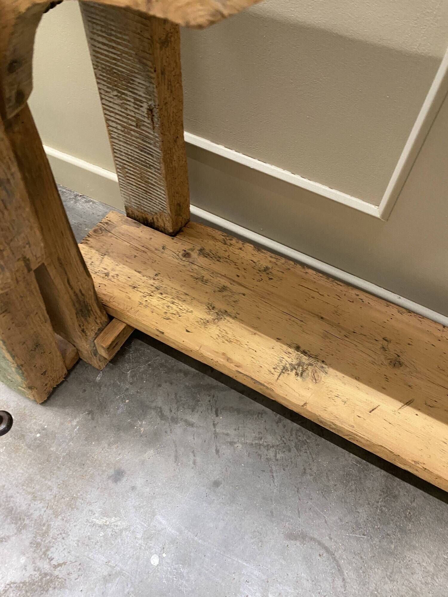 renovated carpenter's bench