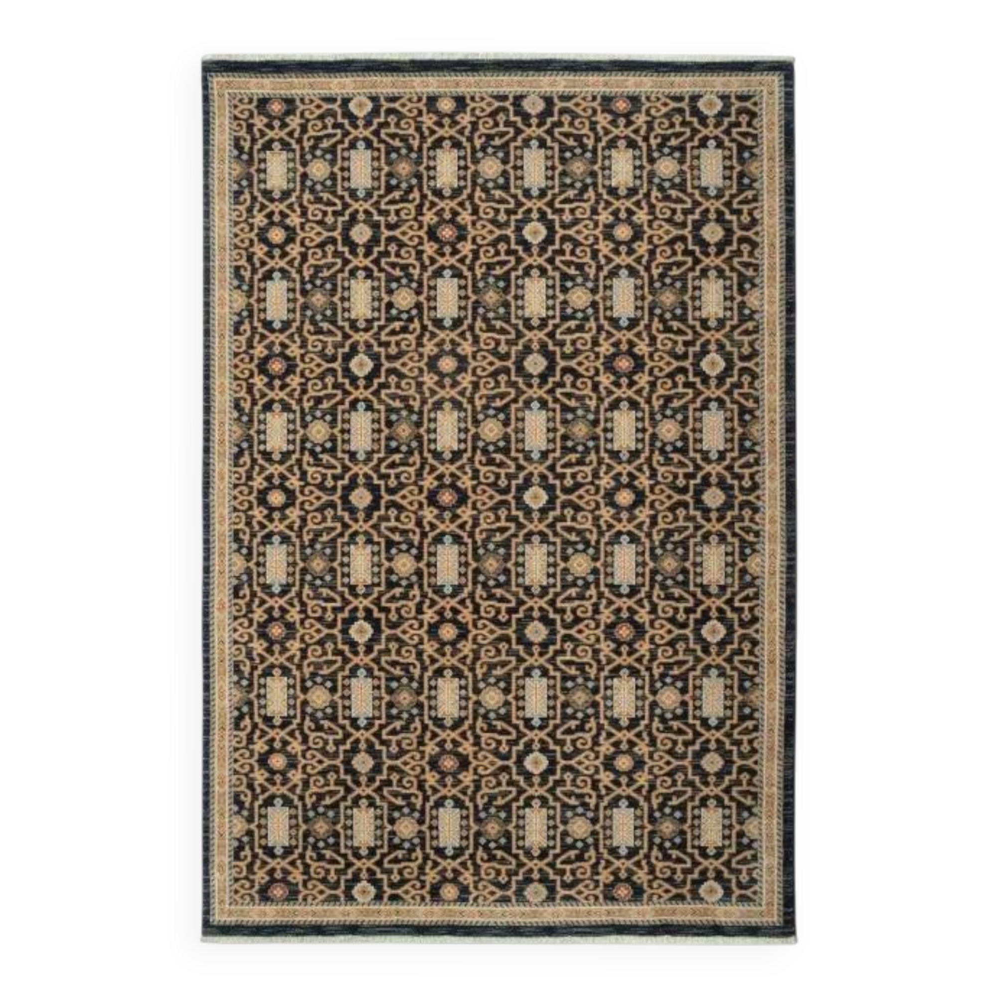 Black Persian rug Sina