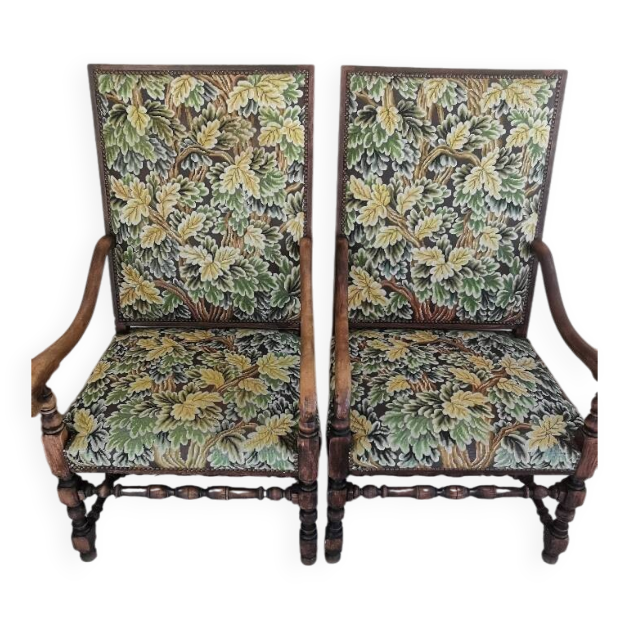 Fauteuils style Louis XIII