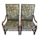 Fauteuils style Louis XIII