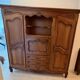 Large walnut bookcase.