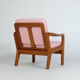 Fauteuil danois vintage en teck par Juul Kristensen - 1970
