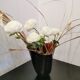Vase Elchinger noir et bordeau