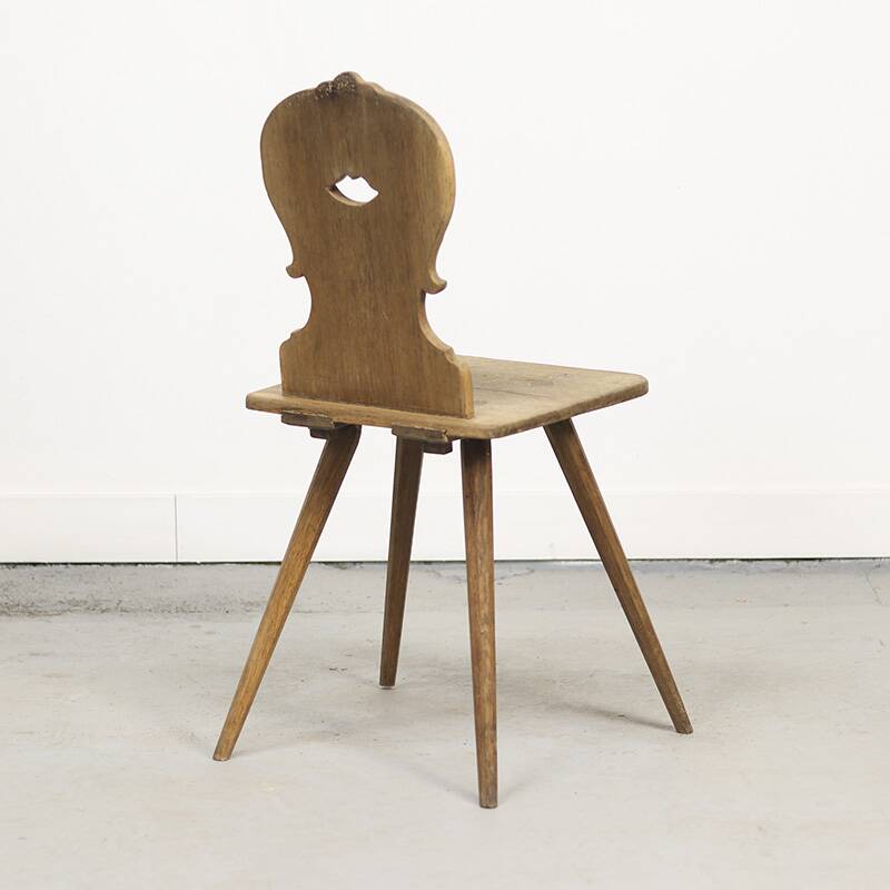 19th century antique Primitive mountain chair