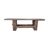 Carpenter's workbench made entirely of oak