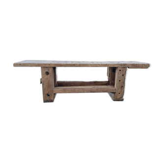 Carpenter's workbench made entirely of oak