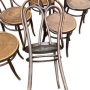 6 chaises Hofmann Bielitz (Modèle N°18, période 1900-1915)
