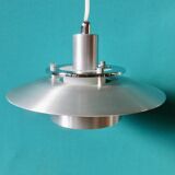 Small suspension in aluminum and opaline. Sweden 2000