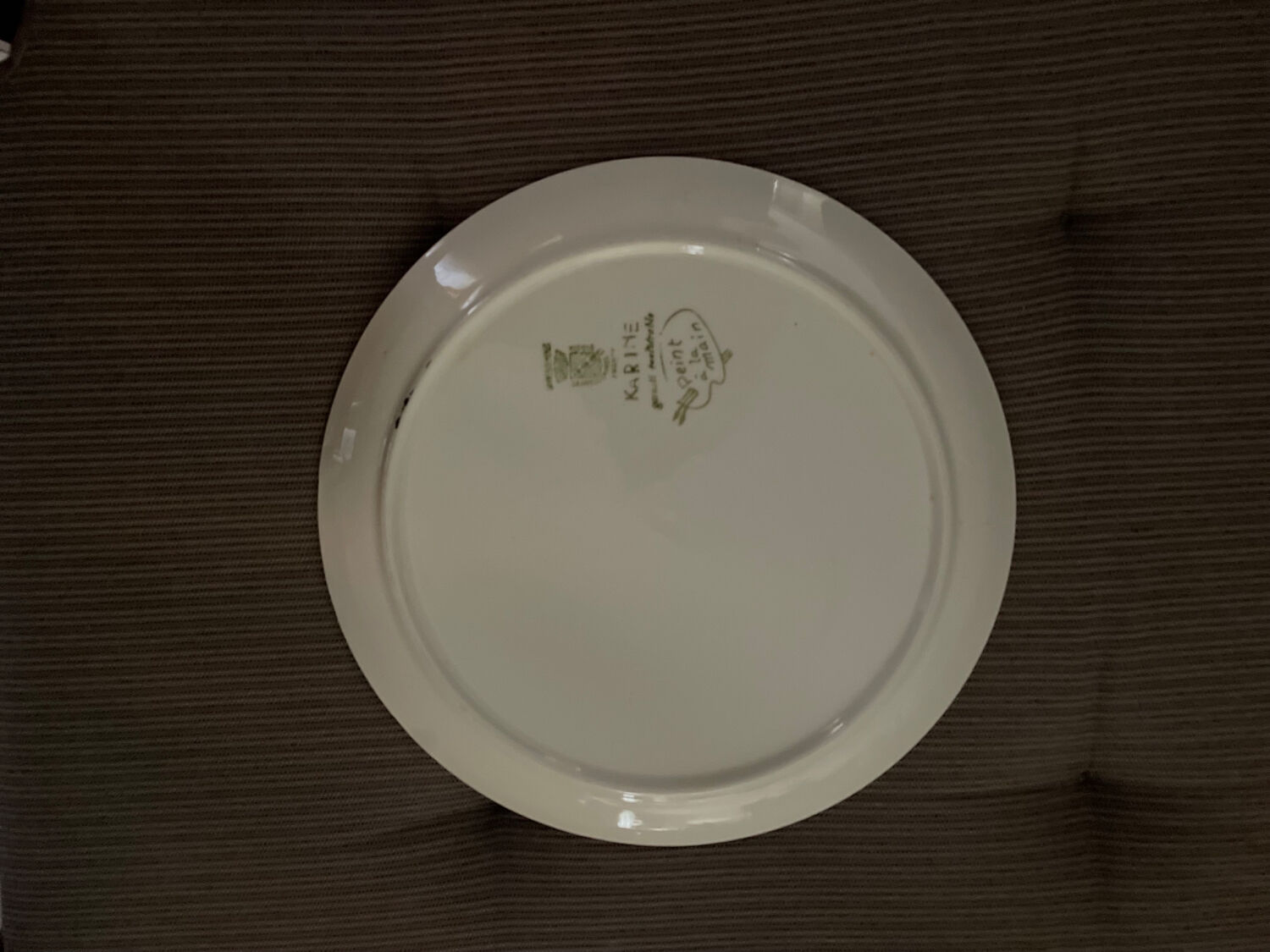 Digoin sarreguemines Karine plates