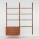 Teak bookcase PS System, Danish design, 1960s,  by Randers Møbelfabrik