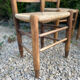 Set de4 chaises paillées