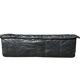 Flou Flou sofa in full grain black leather, Ligne Roset, De Pas, D'urbino, Lomazzi (1988)