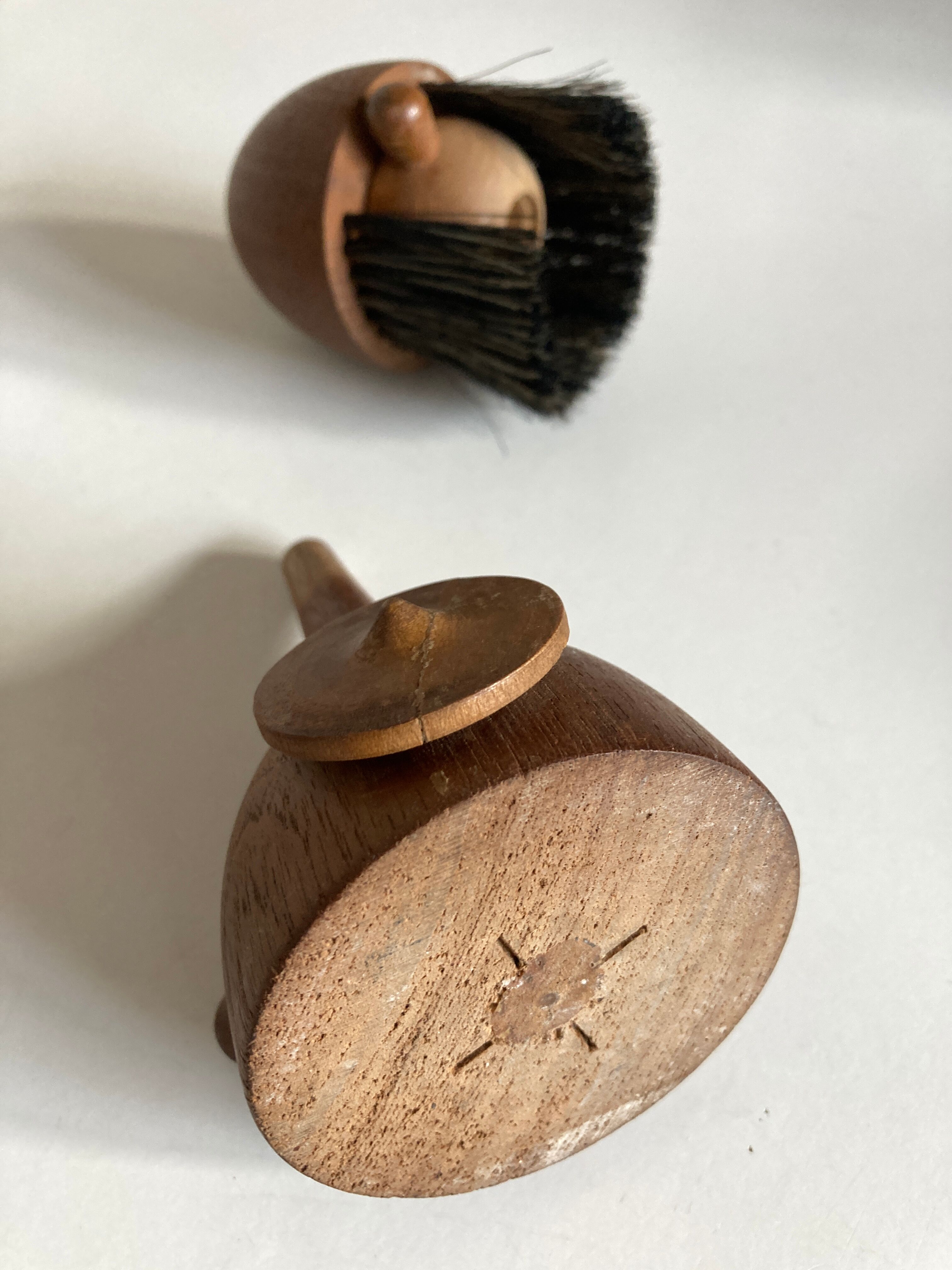 Viking doll by Kay Bojesen for Laurids Lonborg, teak Denmark 1950