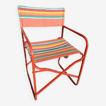 Vintage camping folding chair