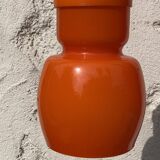 Vintage pendant lamp in orange opaline, 1970