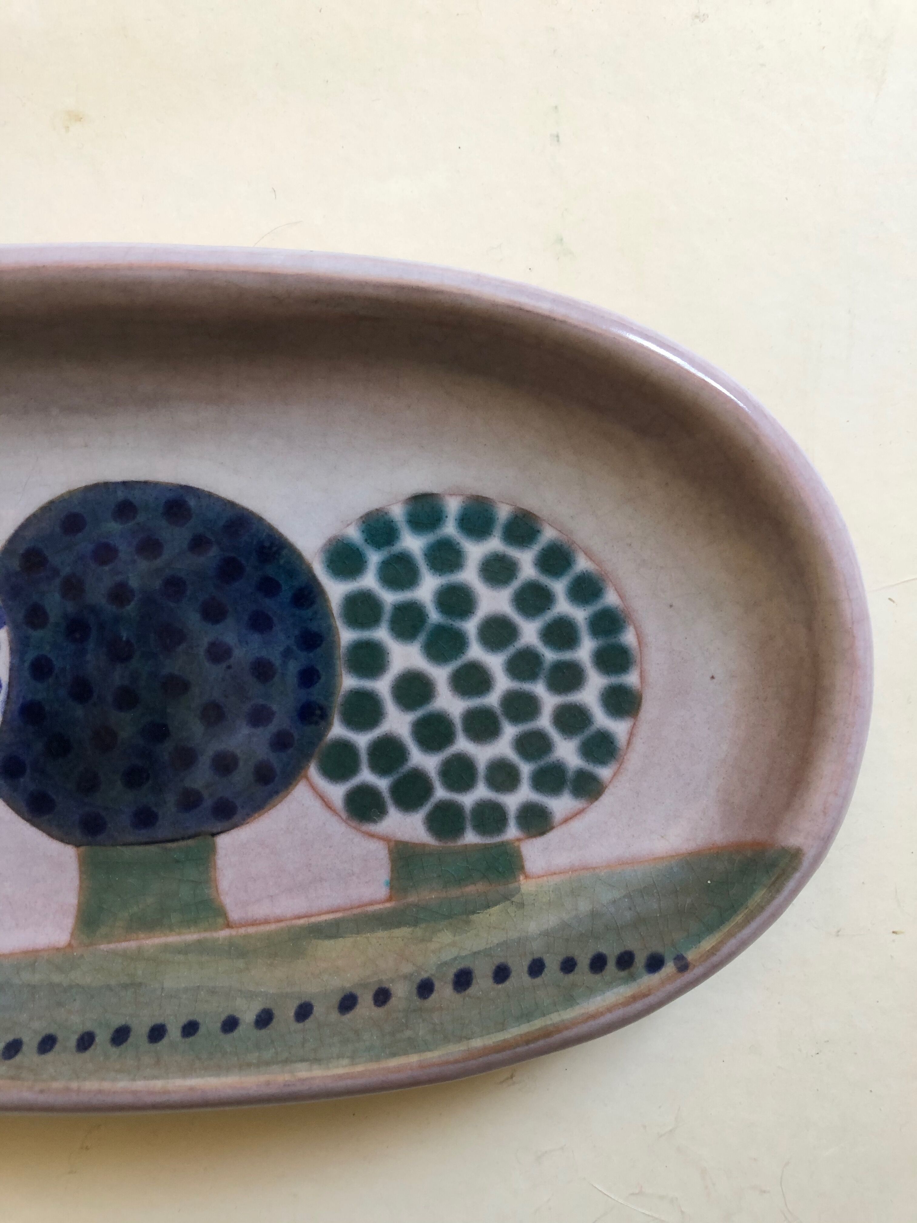 Vintage ceramic catchall from the Cloutier brothers - 1950