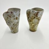 Mugs en céramique d'alexandre kostanda (1921-2007)