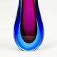 Vase Sommerso en verre de Murano du milieu du siècle par Flavio Poli pour Seguso, Murano, Italie, années 1960