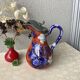 Ewer in slurry earthenware and tin